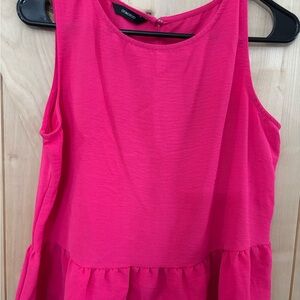 Pink Sleeveless Top & flowy pants